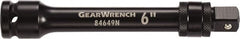 GearWrench - 1/2" Drive Standard Socket Extension - 12" OAL, Black Finish - Makers Industrial Supply