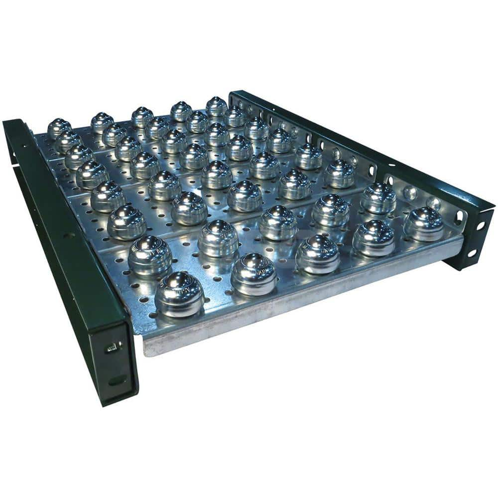 Conveyor Accessories; Type: Ball Transfer Plate; Width (Inch): 19; For Use With: 1.9″ diameter roller conveyor frames and 1-3/8″ roller conveyor; Overall Height: 3.8200 in; Material: Steel; Overall Length (Inch): 60.00; Length: 60.00; Overall Length: 60.0