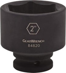 GearWrench - 3/4" Drive 1-1/8" Standard Impact Socket - 6 Points, 2-2/23" OAL - Makers Industrial Supply