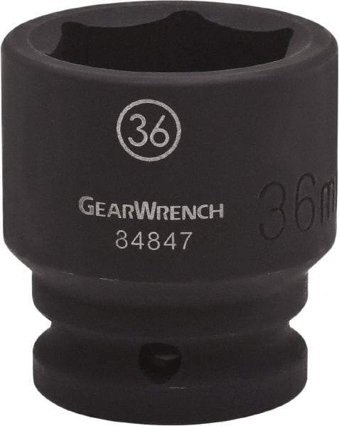 GearWrench - 3/4" Drive 20mm Standard Impact Socket - 6 Points, 1-30/31" OAL - Makers Industrial Supply