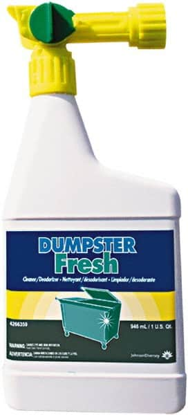 Suma - 32 oz Bottle Trash Can Deodorizer - Liquid, Floral Scent - Makers Industrial Supply