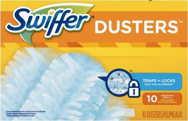 Swiffer - Replacement Fiber Duster - 6" OAL, Light Blue - Makers Industrial Supply