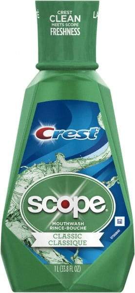 Crest - 33.8 oz Bottle Mouthwash - Mint Scent - Makers Industrial Supply