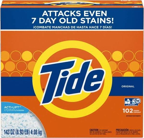 Tide - 143 oz Powder Laundry Detergent - Makers Industrial Supply