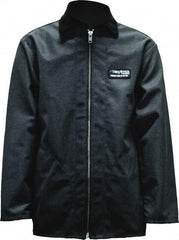 HexArmor - Size M Cut Resistant Jacket - Black, SuperFabric, Zipper Closure - Makers Industrial Supply