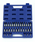 32 Piece - 1/4 & 3/8" Drive - Bit Socket Set - Makers Industrial Supply