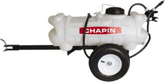 Chapin - 15 Gal Tow Behind Sprayer - Polyethylene Tank, 15' Reinforced Hose with Brass Wand - Makers Industrial Supply