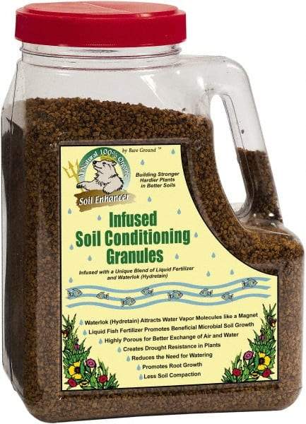 Bare Ground Solutions - 5lb Shaker Jug of Infused Soil Conditioning Granules - Just Scentsational\x92s Trident\x92s Pride soil conditioning granules are a small grained pumice that has been infused with an all-natural cold pressed fish hydrolysate - Makers Industrial Supply