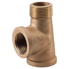 Merit Brass - Brass & Chrome Pipe Fittings Type: Street Tee Fitting Size: 1/2 - Makers Industrial Supply