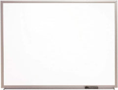 Ability One - 36" High x 48" Wide Dry Erase - Aluminum Frame - Makers Industrial Supply