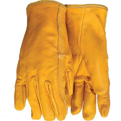 CAROLINA GLOVE - Size L (10) Leather or Synthetic Leather Work Gloves - Makers Industrial Supply