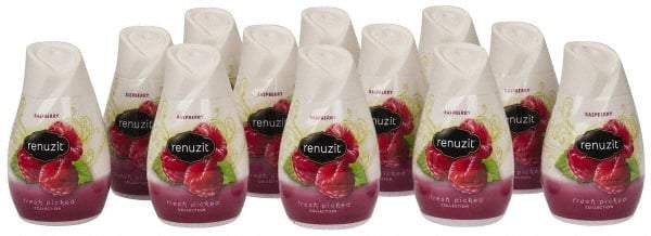 Renuzit - 7 oz Bottle Air Freshener - Gel, Raspberry Scent - Makers Industrial Supply