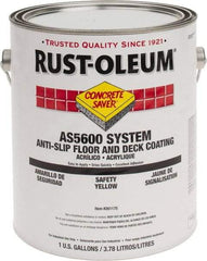 Rust-Oleum - 1 Gal Safety Yellow Gloss Finish Antislip Coating - 60 to 70 Sq Ft per Gal, Interior/Exterior - Makers Industrial Supply