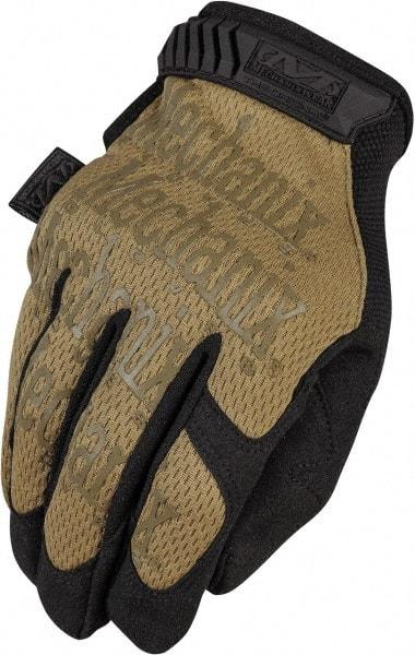 Mechanix Wear - Size 2XL (12) General Protection Work Gloves - For General Purpose, Uncoated, Hook & Loop Cuff, Full Fingered, Coyote, Paired - Makers Industrial Supply