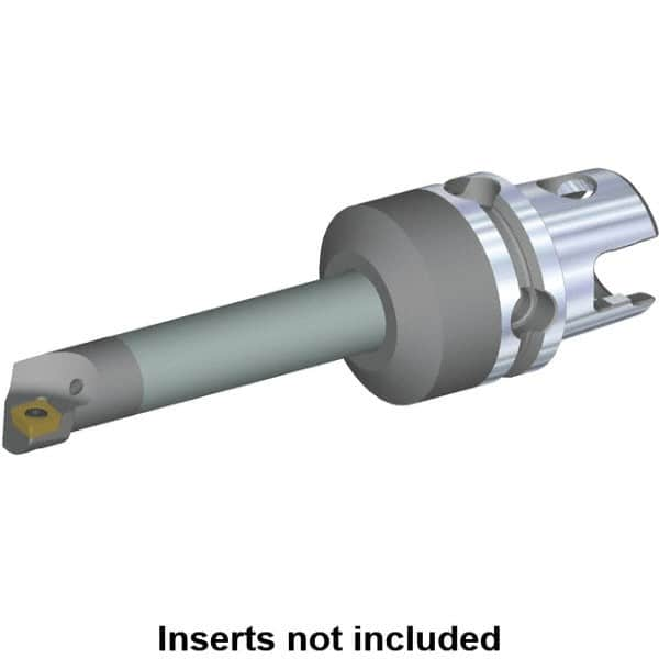 Kennametal - Right Hand Cut, 20mm Min Bore Diam, Size KM50 Carbide Modular Boring Cutting Unit Head - 3.1496" Max Bore Depth, Through Coolant, Compatible with CP.. - Makers Industrial Supply