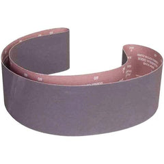 Norton - 6" Wide x 89" OAL, 60 Grit, Aluminum Oxide Abrasive Belt - Aluminum Oxide, Coated, X Weighted Cloth Backing - Makers Industrial Supply