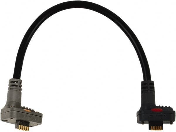 Mitutoyo - 6" Long SPC Connecting Cable - Use with Digimatic Calipers - Makers Industrial Supply