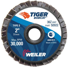 2″-36 Grit - Zirconia Quick Change Flap Disc - Makers Industrial Supply