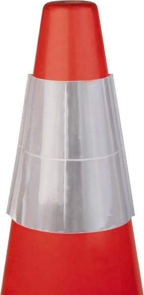 PRO-SAFE - 6" Wide Cone Collars - 0.1 Lb, White - Makers Industrial Supply