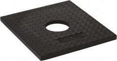 PRO-SAFE - 14" Wide x 3" High Rubber Delineator Base - 10 Lb, Black - Makers Industrial Supply