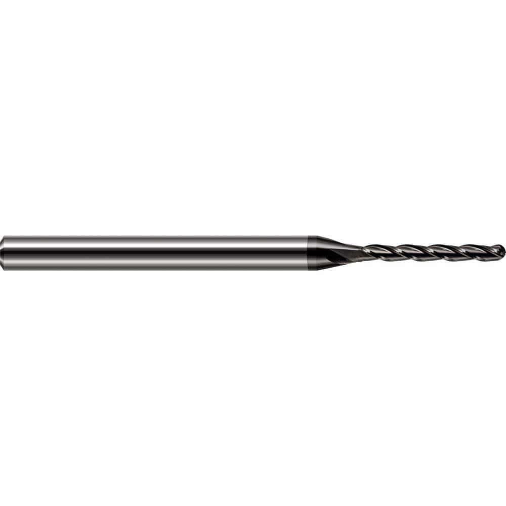 Harvey Tool - Ball End Mills; Mill Diameter (mm): 0.80 ; Mill Diameter (Inch): 1/32 ; Mill Diameter (Decimal Inch): 0.0310 ; Number of Flutes: 3 ; Length of Cut (Inch): 1/4 ; Length of Cut (Decimal Inch): 0.2500 - Exact Industrial Supply