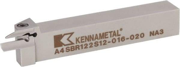 Kennametal - A4SB, External, Right Hand, 14mm Max Depth of Cut, 3mm Min Groove Width, Indexable Grooving Tool Holder - A4G0300M3SP04B Insert Compatibility, 20mm Shank Height, 20mm Shank Width, 125.3mm OAL - Makers Industrial Supply