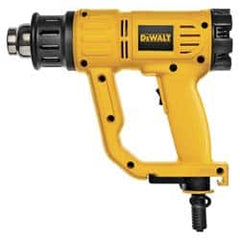 DeWALT - 120 to 1,100°F Heat Setting, 16 CFM Air Flow, Heat Gun - 120 Volts, 13 Amps, 1,550 Watts, 10' Cord Length - Makers Industrial Supply