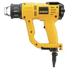 DeWALT - 115 to 1,100°F Heat Setting, 17.7 CFM Air Flow, Heat Gun - 120 Volts, 13 Amps, 1,550 Watts, 10' Cord Length - Makers Industrial Supply