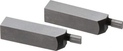 SPI - 1.58 Inch Overall Length, 0.315 Inch Jaw Thickness, 0.1 Inch Radius, Gage Block Cylindrical Jaws - Radius 0.00003 Inch, Pair 0.00004 Inch Accuracy, Sold As Pair, For Use with Rectangular Gage Blocks, 2 Pieces - Makers Industrial Supply