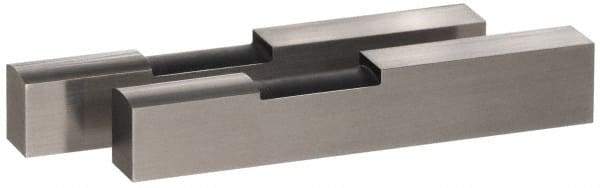 SPI - 2.945 Inch Overall Length, 0.512 Inch Jaw Thickness, 0.5 Inch Radius, Gage Block Cylindrical Jaws - Radius 0.00003 Inch, Pair 0.00004 Inch Accuracy, Sold As Pair, For Use with Rectangular Gage Blocks, 2 Pieces - Makers Industrial Supply