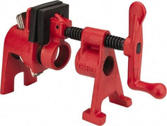 Bessey - 3/4" Pipe, 1-11/16" Throat Depth, 1-11/16" Clamp Face, H Style Pipe Clamp - Makers Industrial Supply