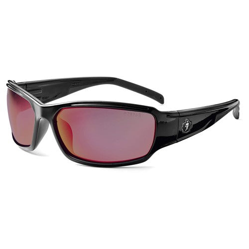 Thor Hcp Red Lens Black Safety Glasses - Makers Industrial Supply