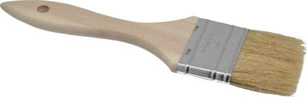 Premier Paint Roller - 1" Flat Hog Chip Brush - 1-3/4" Bristle Length, 5" Wood Dowel Handle - Makers Industrial Supply