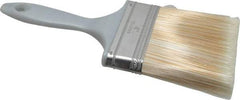 Premier Paint Roller - 4" Synthetic Varnish Brush - 3-1/2" Bristle Length, 6-1/2" Plastic Handle - Makers Industrial Supply