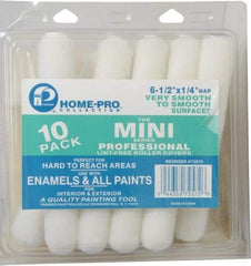 Premier Paint Roller - 1/4" Nap, Mini Paint Roller - 6-1/2" Wide, Includes Roller Cover - Makers Industrial Supply