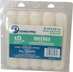 Premier Paint Roller - 1/2" Nap, Mini Paint Roller - 6-1/2" Wide, Includes Roller Cover - Makers Industrial Supply