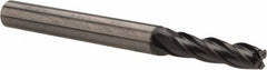 OSG - 5/32", 4 Flute, Single End, Solid Carbide, 0.02" Corner Radius End Mill - 2" OAL, 30° Helix, Right Hand Flute, 9/16" LOC, Right Hand Cut - Makers Industrial Supply