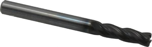 OSG - 3/16", 4 Flute, Single End, Solid Carbide, 0.03" Corner Radius End Mill - 2" OAL, 30° Helix, Right Hand Flute, 5/8" LOC, Right Hand Cut - Makers Industrial Supply