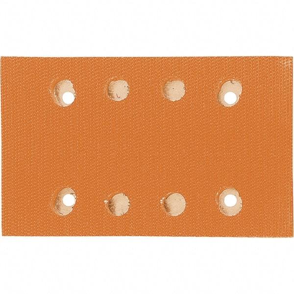 Dynabrade - 5 x 3-1/4" Rectangular Hook Face Backing Pad - Dynabug II Compatible, Screw Attachment, Vacuum Pad, 3/8" Thick, Medium Density, Short Nap - Makers Industrial Supply