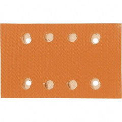 Dynabrade - 5 x 3-1/4" Rectangular Hook Face Backing Pad - Dynabug II Compatible, Screw Attachment, Vacuum Pad, 3/8" Thick, Medium Density, Short Nap - Makers Industrial Supply