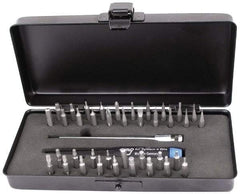 Wiha - 40 Piece Screwdriver Bit Set - Phillips, Slotted, Hex, Torx - Makers Industrial Supply