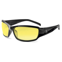 Thor Yellow Lens Black Safety Glasses - Makers Industrial Supply