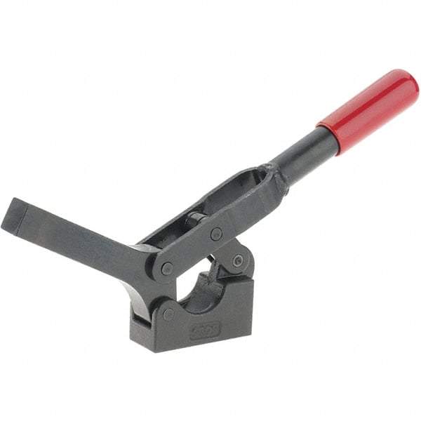 De-Sta-Co - 600 Lb Holding Capacity, Horizontal Handle, Manual Hold Down Toggle Clamp - 69° Handle Movement, 90° Bar Opening, Solid Bar, Solid Base, Oxide Finish, Forged Alloy Steel - Makers Industrial Supply