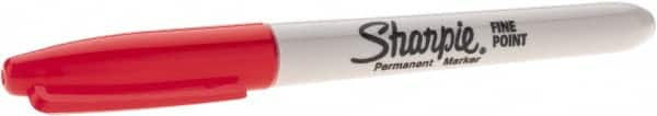 Dymo - Red Permanent Marker - Fine Felt Tip, AP Nontoxic Ink - Makers Industrial Supply