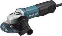 Makita - 6" Wheel Diam, 10,000 RPM, Corded Angle & Disc Grinder - 5/8-11 Spindle, 120 Volts, 13 Amps - Makers Industrial Supply