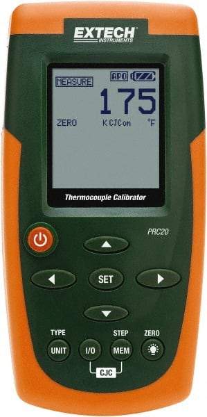 Extech - Thermocouple & RTD Calibrators Calibrator Type: Thermocouple Calibrator Measurement Type: Temperature/Voltage - Makers Industrial Supply