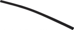 Value Collection - 6" Long Heat Shrink Electrical Tubing - Black - Makers Industrial Supply