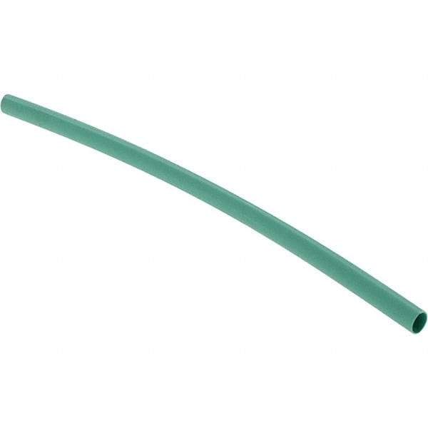 Value Collection - 4" Long Heat Shrink Electrical Tubing - Green - Makers Industrial Supply