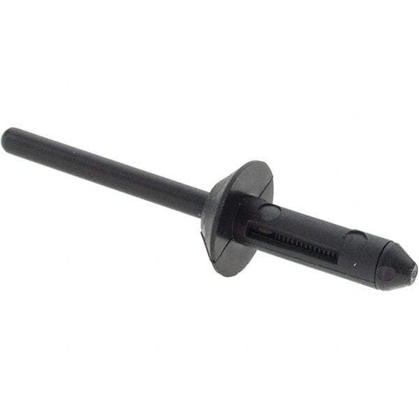 Value Collection - Nylon Multi Grip Blind Rivet - 1/16" to 11/64" Grip, 1/2" Head Diam, 1-7/8" Length Under Head, - Makers Industrial Supply