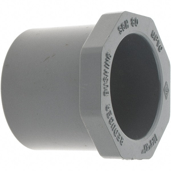 Value Collection - 1-1/4 x 1" PVC Plastic Pipe Bushing - Makers Industrial Supply